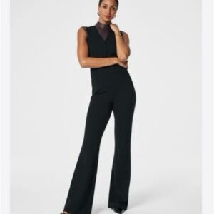 SPANX Black Flare Jumpsuit